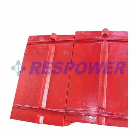 Mining Machine Cast Steel Wear Jaw Crusher Spare Parts