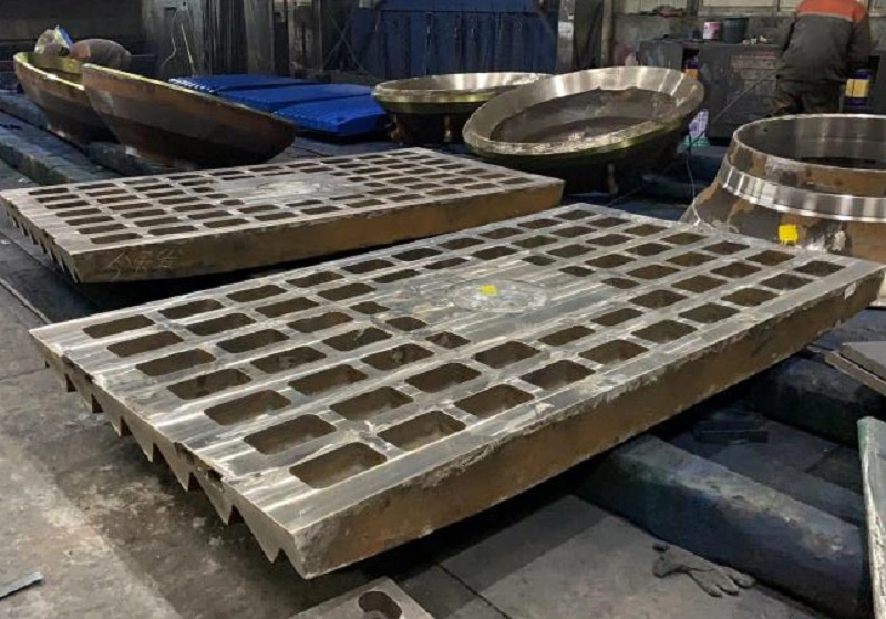 High Manganese Steel Jaw Plate Suit Af1208 Jaw Crusher Wear Parts