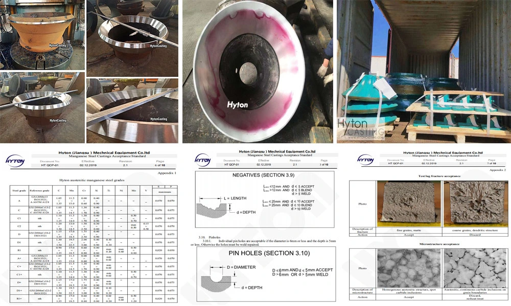 High Manganese Jaw Crusher Wear Liner Suit CT4763 CT6080 Small Jaw Plate Casting Parts